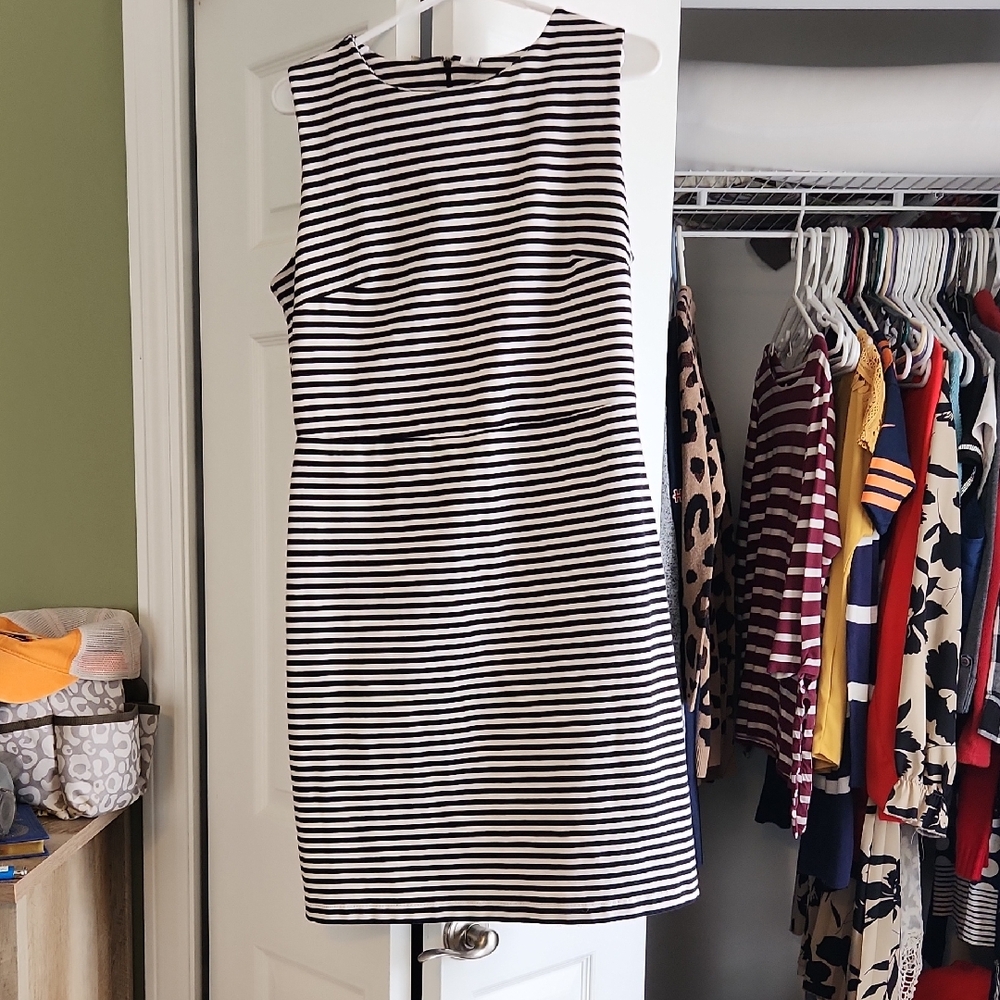 Old Navy Black and White Striped Top